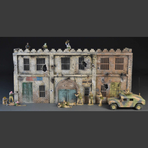 MOGADISHU SOMALIA - BLACK HAWK DOWN - DIORAMAS & BUILDINGS