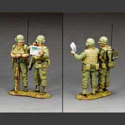 Lieutenant and his Radioman