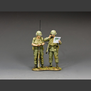 Lieutenant and his Radioman