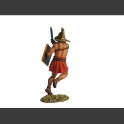 Thraex slashing with a sword