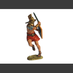 Thraex slashing with a sword