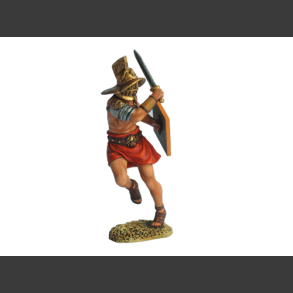 Thraex slashing with a sword