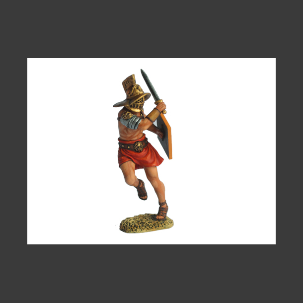 Thraex slashing with a sword