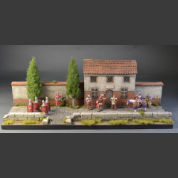 Villa Felicitas - Roman house and street - diorama