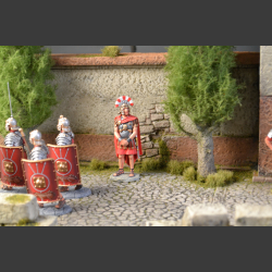 Villa Felicitas - Roman house and street - diorama