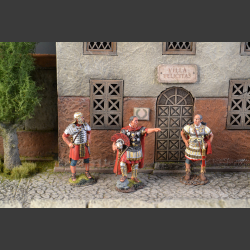 Villa Felicitas - Roman house and street - diorama