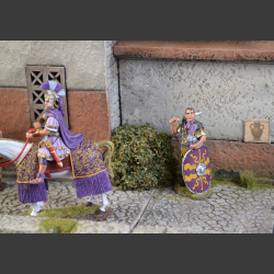 Villa Felicitas - Roman house and street - diorama