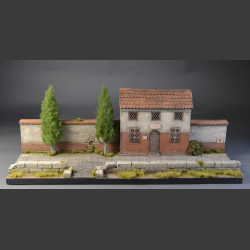 Villa Felicitas - Roman house and street - diorama