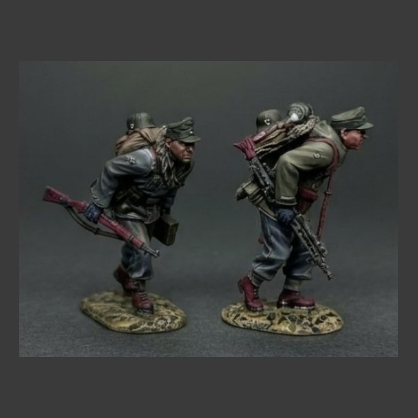 Two Running Gebirgsjager 