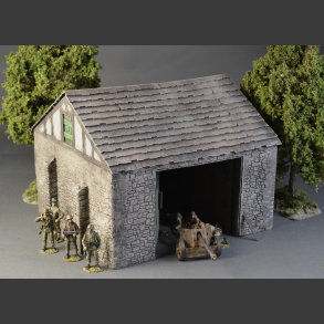 Medieval Stonebarn with gate