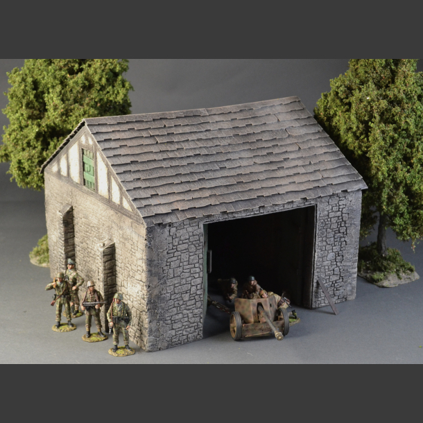 Medieval Stonebarn with gate