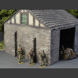 Medieval Stonebarn with gate