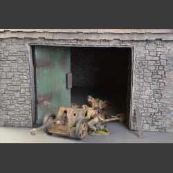 Medieval Stonebarn with gate