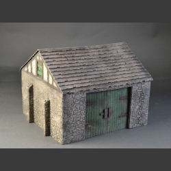 Medieval Stonebarn with gate