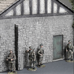 Medieval Stonebarn with gate