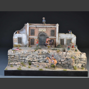 Del Rio Mexican village Diorama #I