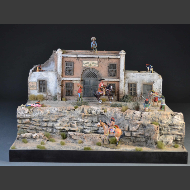 Del Rio Mexican village Diorama #I