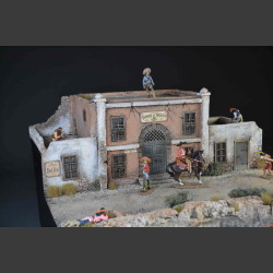Del Rio Mexican village Diorama #I