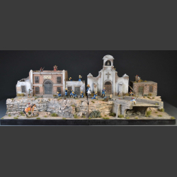 Del Rio Mexican village Diorama #I