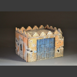 Mogadishu bomb and shelled house 
