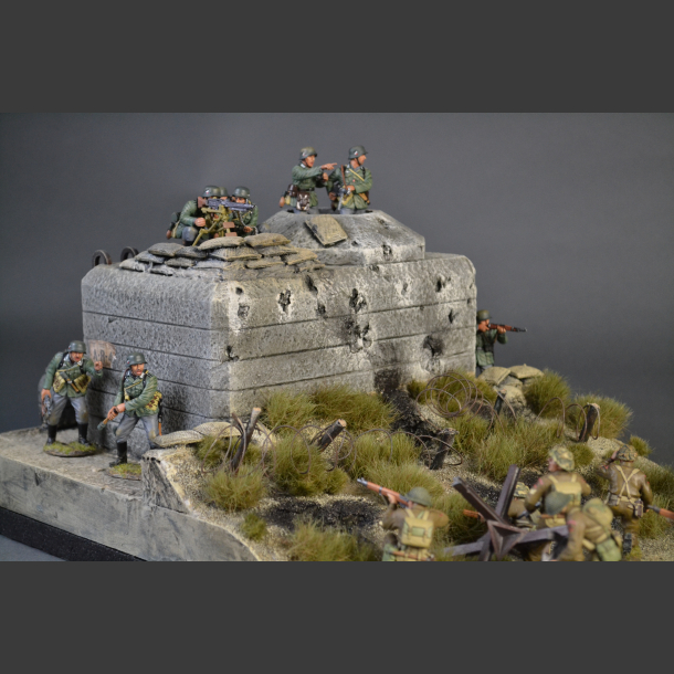 D-Day Bunker &amp; Beach - Diorama