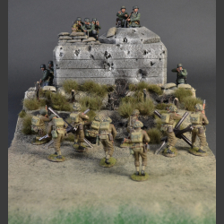 D-Day Bunker &amp; Beach - Diorama