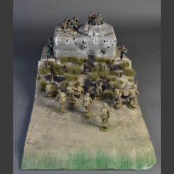D-Day Bunker &amp; Beach - Diorama