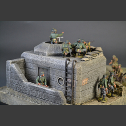 D-Day Bunker &amp; Beach - Diorama