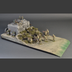 D-Day Bunker &amp; Beach - Diorama