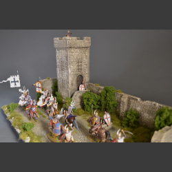 Medieval tower - diorama 