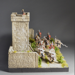 Medieval tower - diorama 
