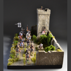 Medieval tower - diorama 