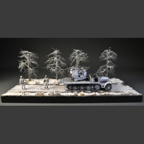 Winter landscape - diorama