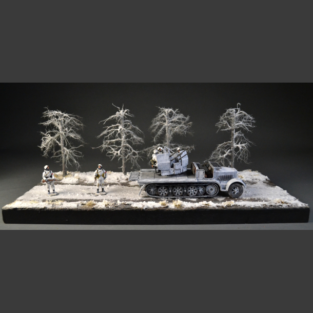 Winter landscape - diorama