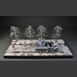 Winter landscape - diorama