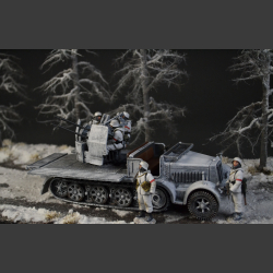 Winter landscape - diorama