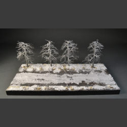Winter landscape - diorama