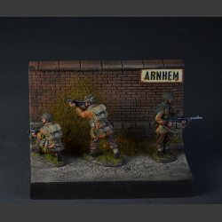 Brick wall "Arnhem" - diorama
