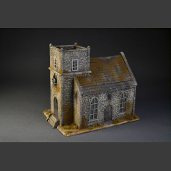 Medieval church with tower