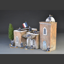 North African house and mosque 