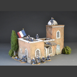 North African house and mosque 