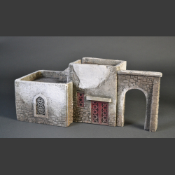 North African house with passage