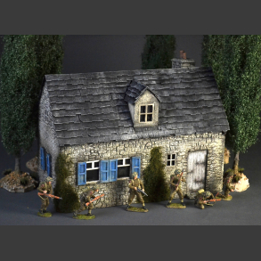 French stone farmhouse