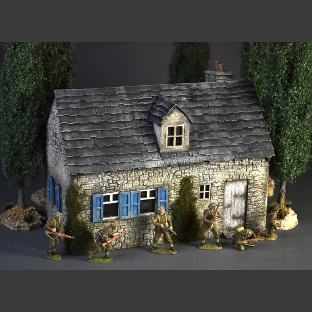 French stone farmhouse