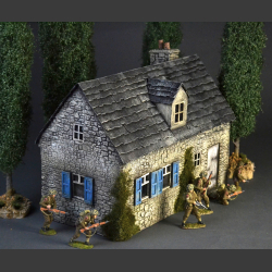French stone farmhouse