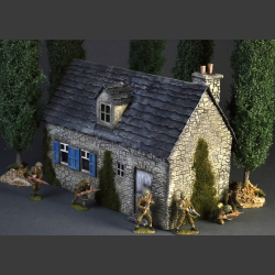 French stone farmhouse