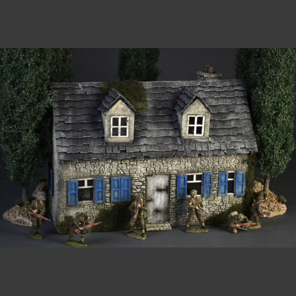 French stone farmhouse