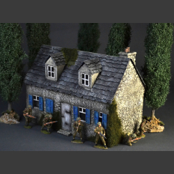French stone farmhouse