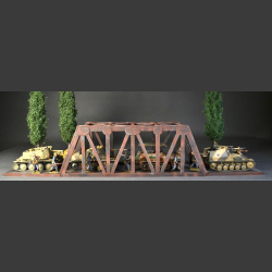 Pratt Through-Truss Bridge