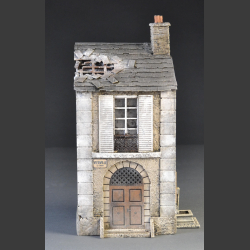 French Normandy house with bomb roof